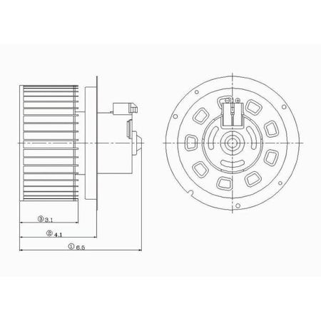 GPD Blower Motors, 2311519 2311519